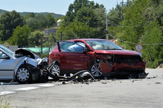accidente de coche compartido - Uber y Lyft