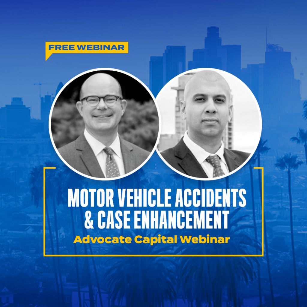 Webinar: Motor Vehicle Accidents & Case Enhancement Recording Available Now
