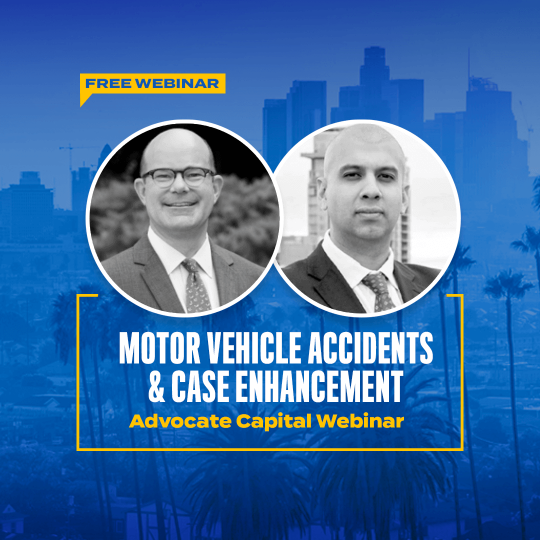 Webinar: Motor Vehicle Accidents & Case Enhancement Recording Available Now